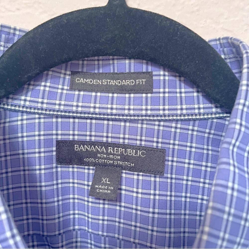 *30off3* NWOT. Banana Republic Non-Wrinkle Button-Down Dress Shirt, Size Large. - Picture 6 of 6
